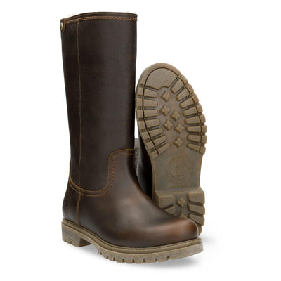 Panama Jack Women's Bambina B82 Chestnut Waterproof Leather Winter Boots