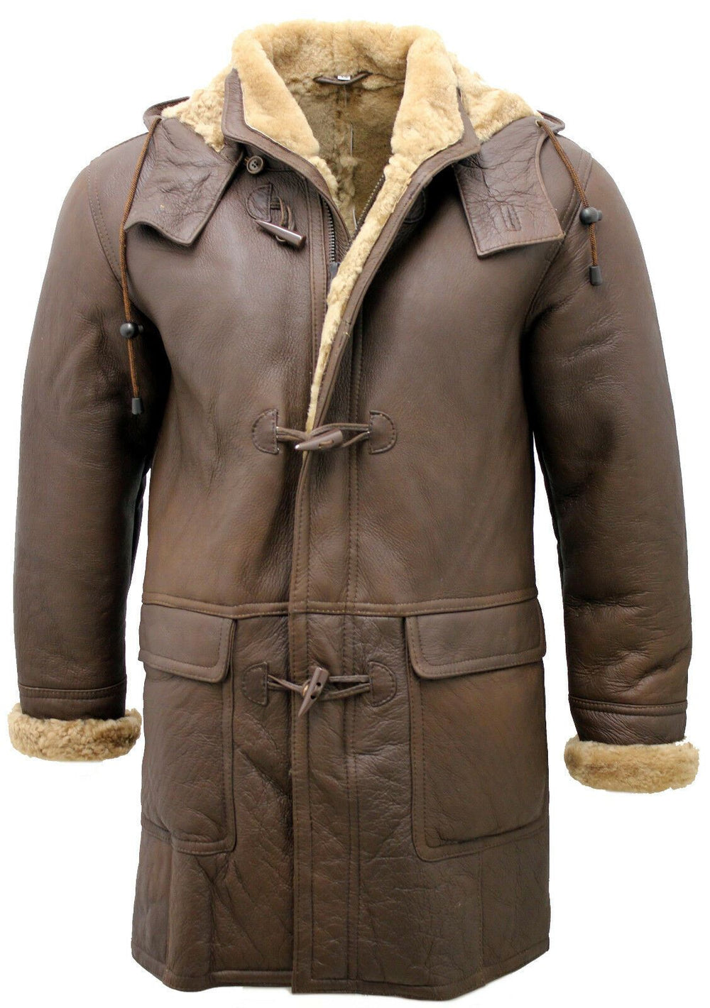 Bershka - Giacca stile aviatore in pelle sintetica marrone