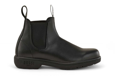 Rossi 301 Endura Black Leather Chelsea Boots