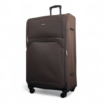 Expandable Soft 8 Wheel Lightweight Suitcase Luggage Travel Bags Set