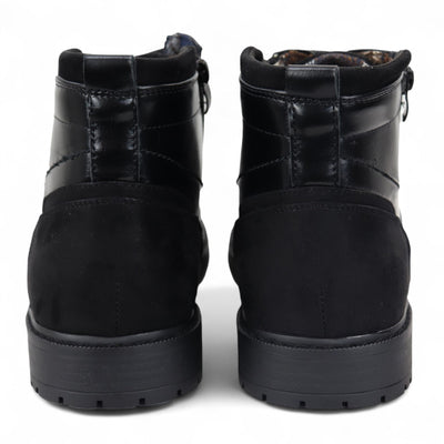 Men's Biker Lace-Up Ankle Boots