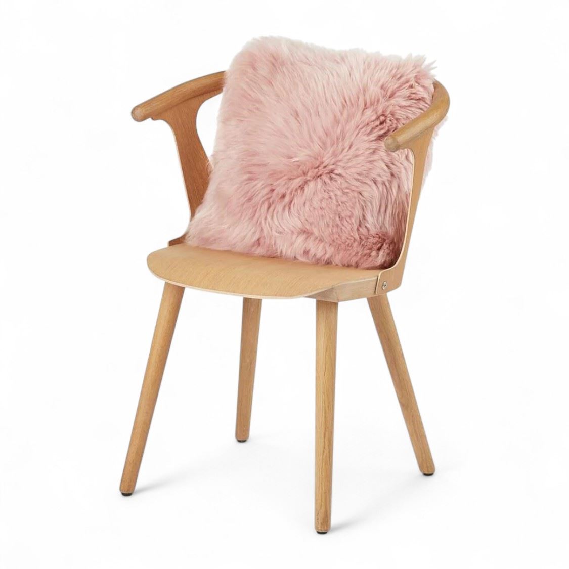 Luxury Genuine Sheepskin  40x40cm Real Wool Single Sided Cushion