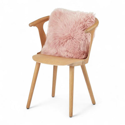 Luxury Genuine Sheepskin  40x40cm Real Wool Single Sided Cushion