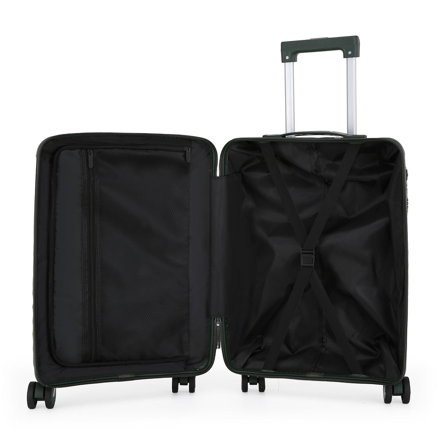 Robust Hard Shell Cabin Suitcase 36 x 24 x 55 cm TSA Luggage Suitable for Easyjet, Ryanair, Wizzair