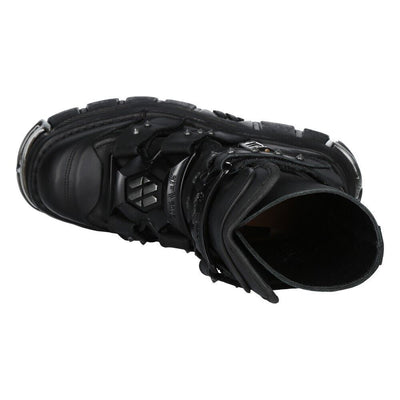 New Rock Goth Platform Leather Boots-M-MET422-S1