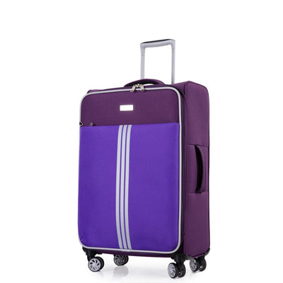 Lightweight  Soft Suitcases 4 Wheel Luggage Travel Bag