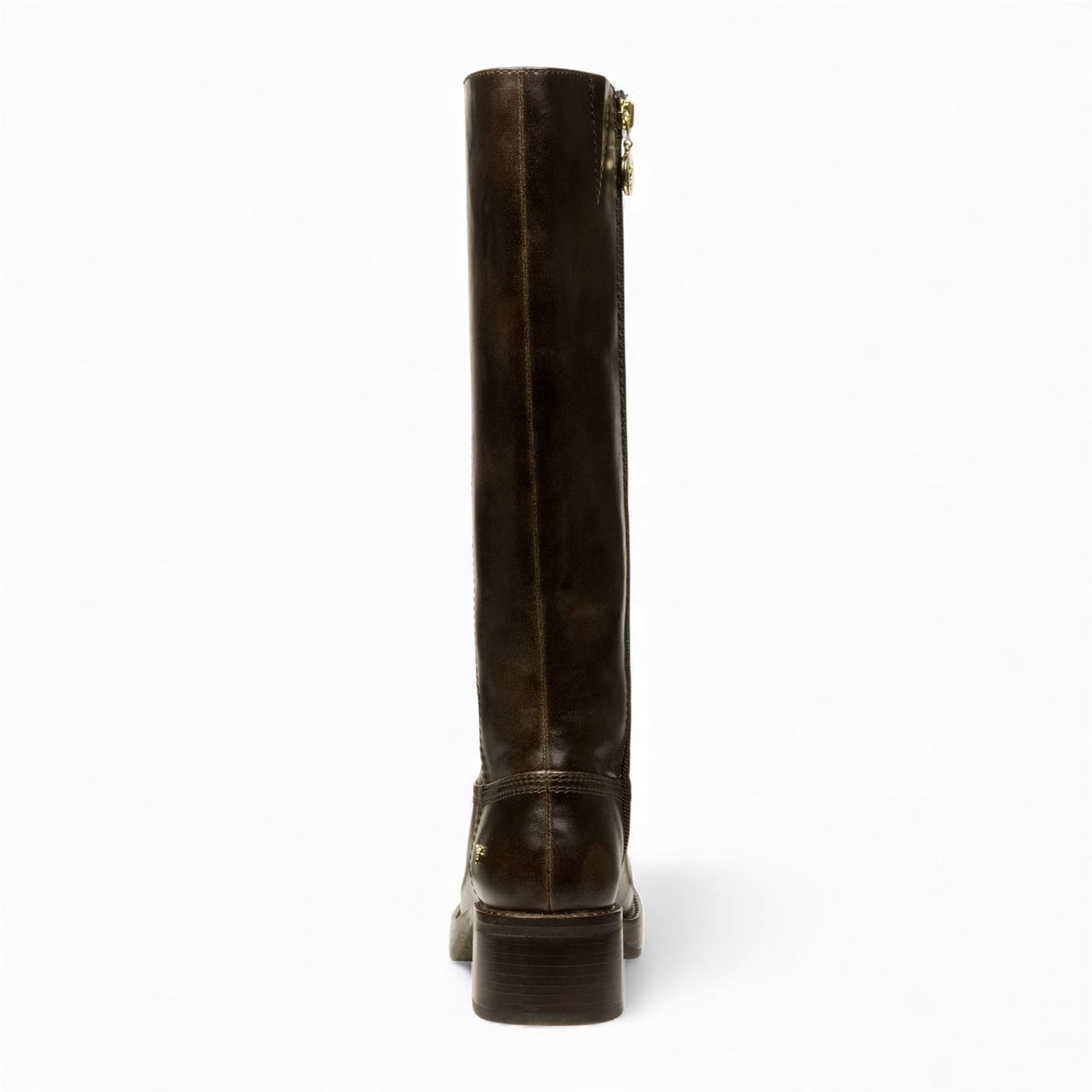 Windsorsmith Womens Espresso Brown Faux Leather Knee-High Riding Boots - Technique