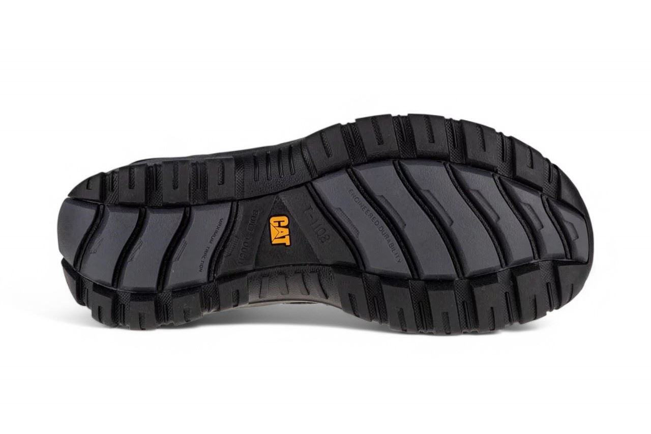 Caterpillar Men's Black Leather Giles Trekking Sandals