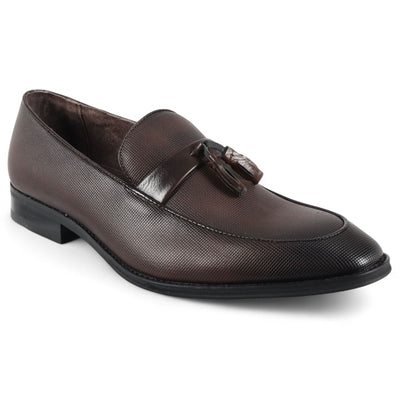 Men's Brown Classic Tassel Loafers Formal Shoes