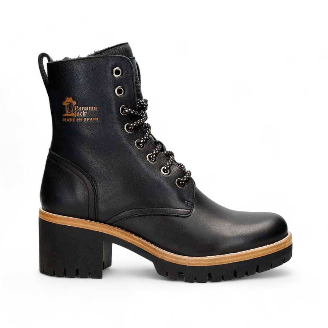 美品　PALMER BOA 24cm ブラック　BOA ブーツ　ダイヤルタイプ Panama Jacks Women's Black Leather Padma B11 Boots – Infinity Leather