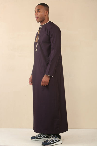 Men's Omani Eid Thobe  Saudi Emirati Jubba Robe