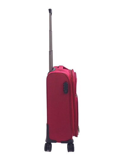 Soft 3 pcs Luggage Suitcase Set Cabin Light Travel Bags