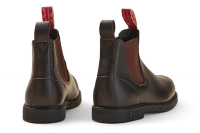 Rossi 607 Booma Brown Leather Chelsea Boots