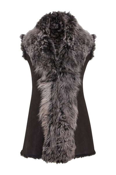Women's Toscana Shearling Nappa Leather Sheepskin Gilet - Parkes