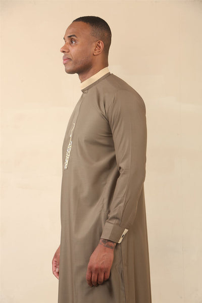 Men's Thobe Arab Saudi Emirati Islamic Clothing Jubba Robe