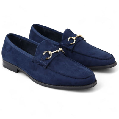 Men's Suede Moccasin Leather Lined Loafers