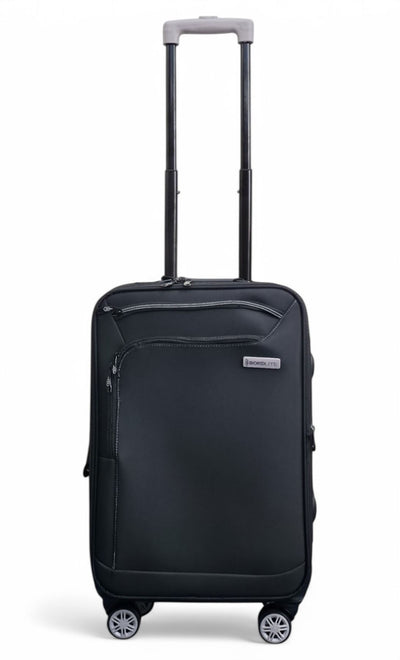 Soft Shell Cabin Suitcase 59 x 37 x 23 cm Luggage Suitable for Easyjet, Ryanair