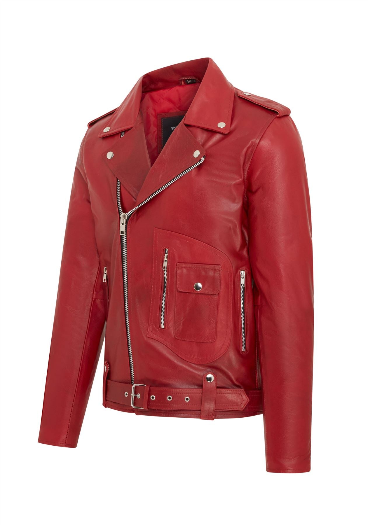 Mens Cow-Hide Biker Brando Jacket - Pargas