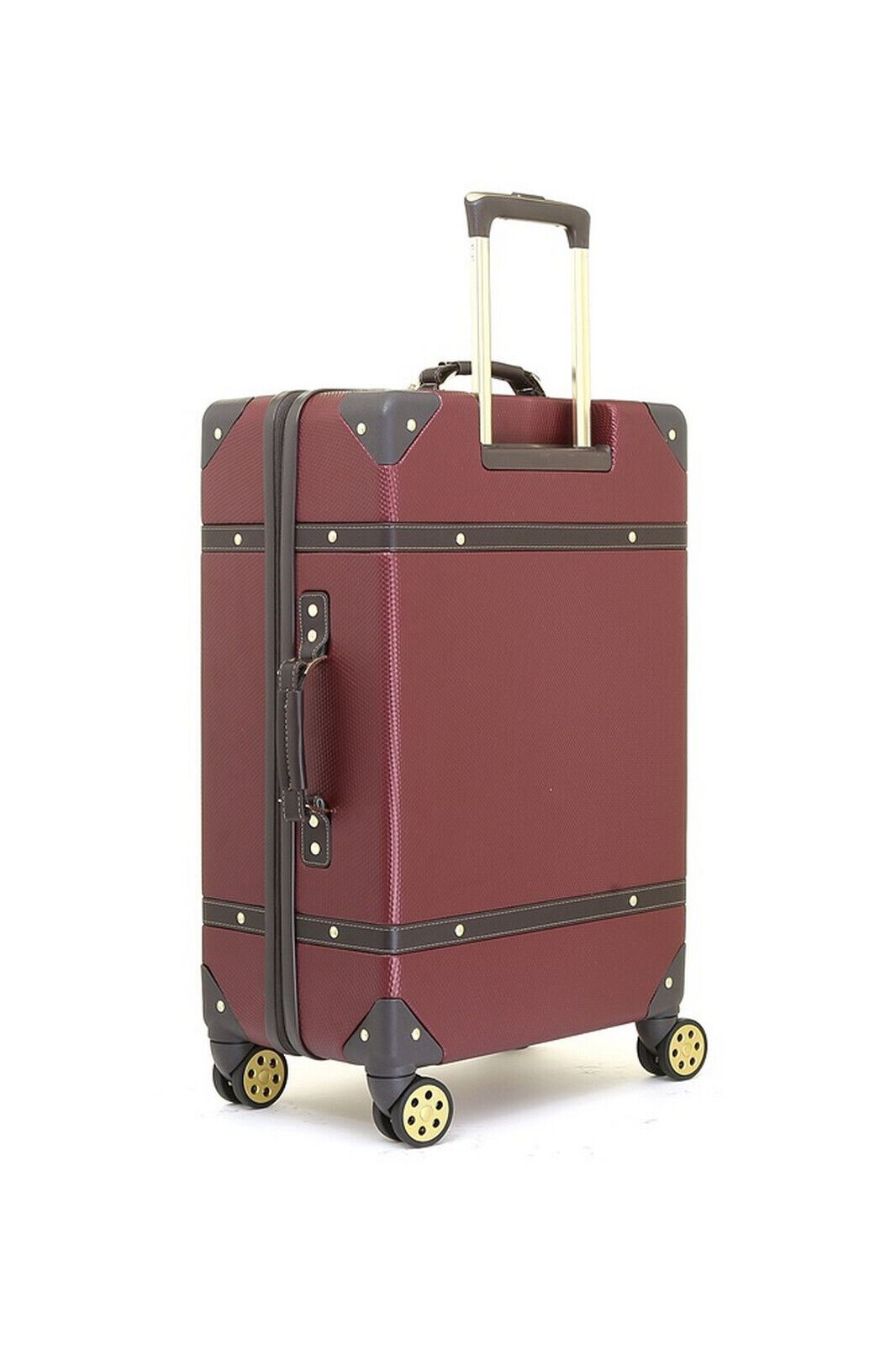 Vintage Hard Shell Luggage Trunk Suitcase Set