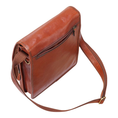 Leather Vintage Messenger Shoulder Crossbody Travel Business Bag - Ranger