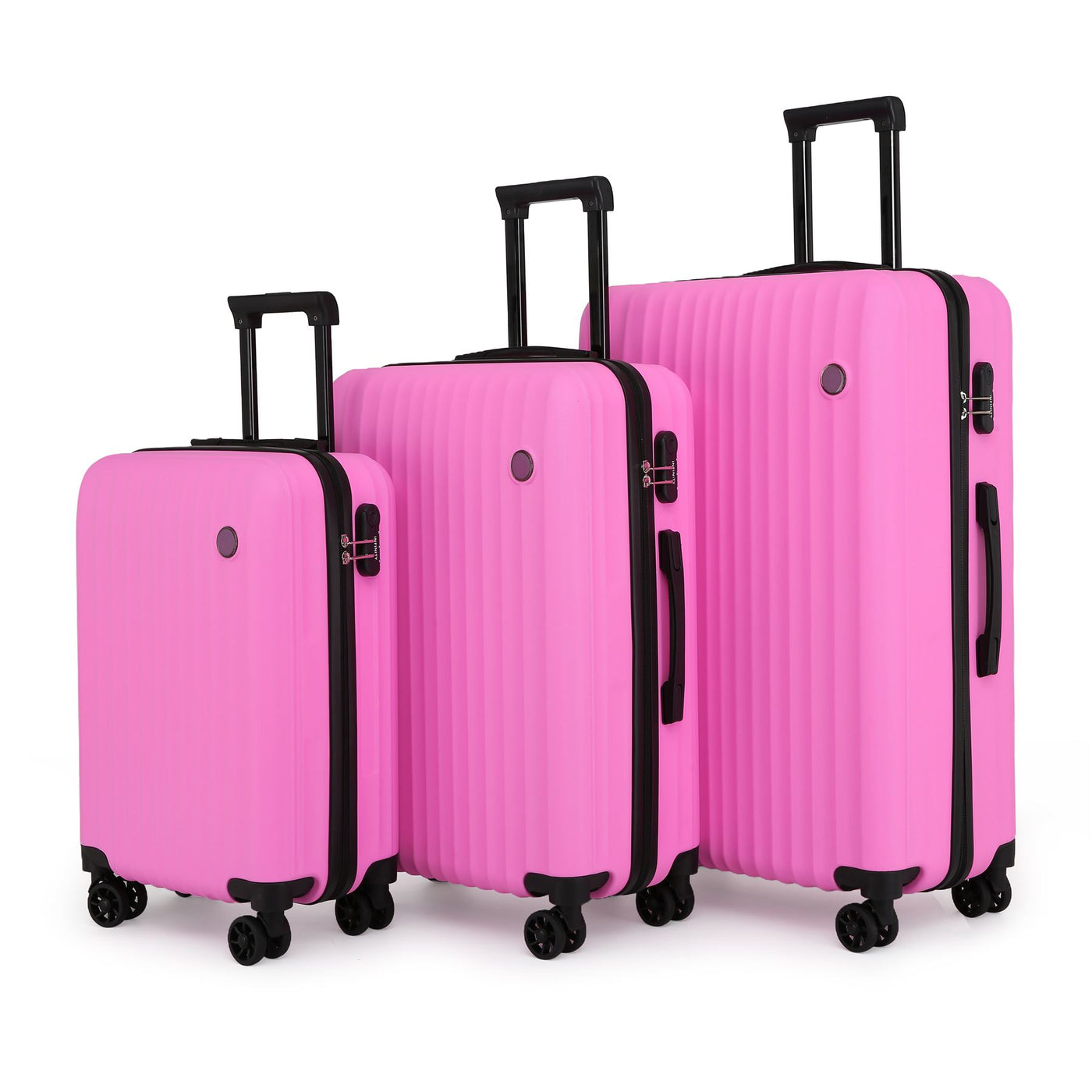 ABS Hard Shell Suitcase Luggage Set Travel Carry on Cabin Bag