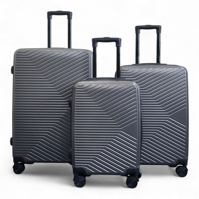 Hardshell Suitcase Set Robust 8 Wheel Luggage Cabin Case Bag