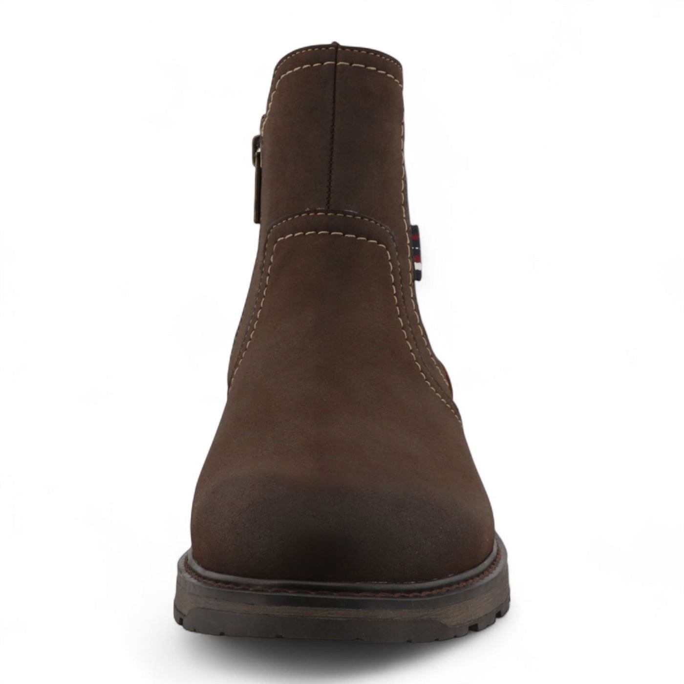 Mustang Men's Mokka Brown Water-Resistant Chelsea Ankle Boots