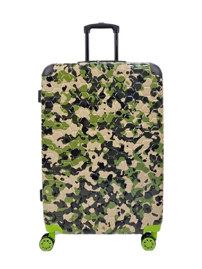 Hardshell Camo Robust ABS Suitcase Set