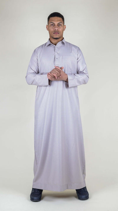 Mens Thobe Jubba Saudi Ramadan Eid Islamic Kaftan Kaudara Arabic Jubbah