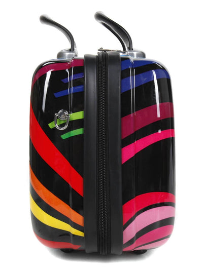 Printed Hard Shell Dual 4 Wheel Luggage Suitcase