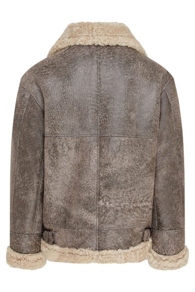 Herren B3 WW2 Fliegerjacke aus Schaffellleder - Houston 