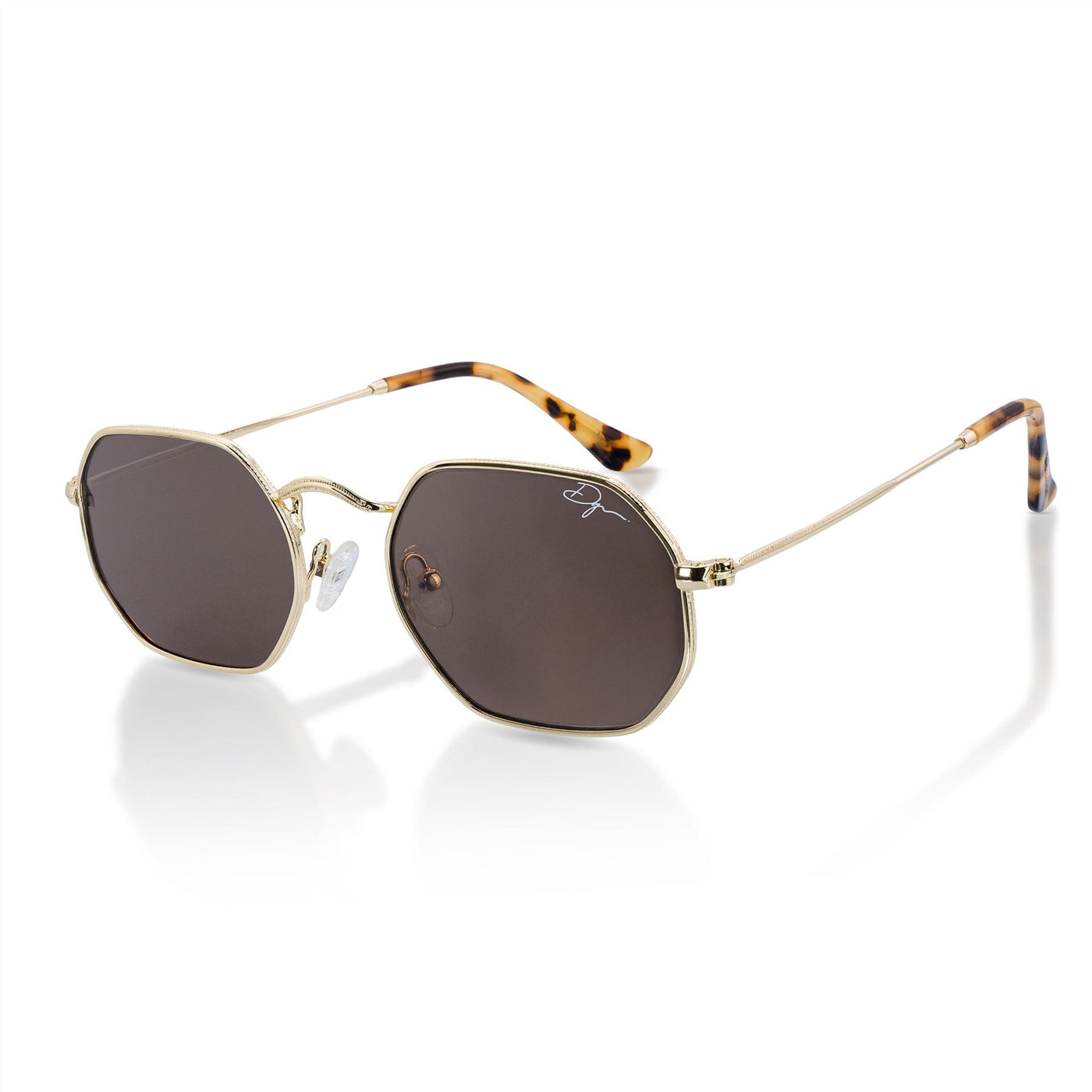 De-Gamme Retro Rectangle Polarized Sunglasses - Napoli
