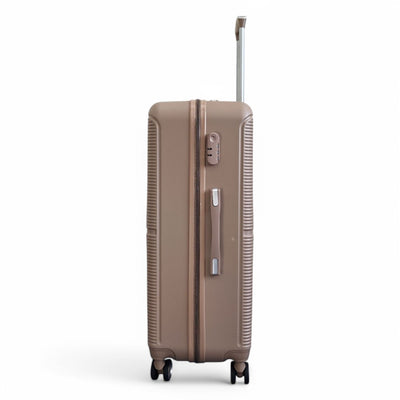 Robust ABS Hard Shell 8 Wheels Luggage Travel Holiday Cabin Suitcase Set
