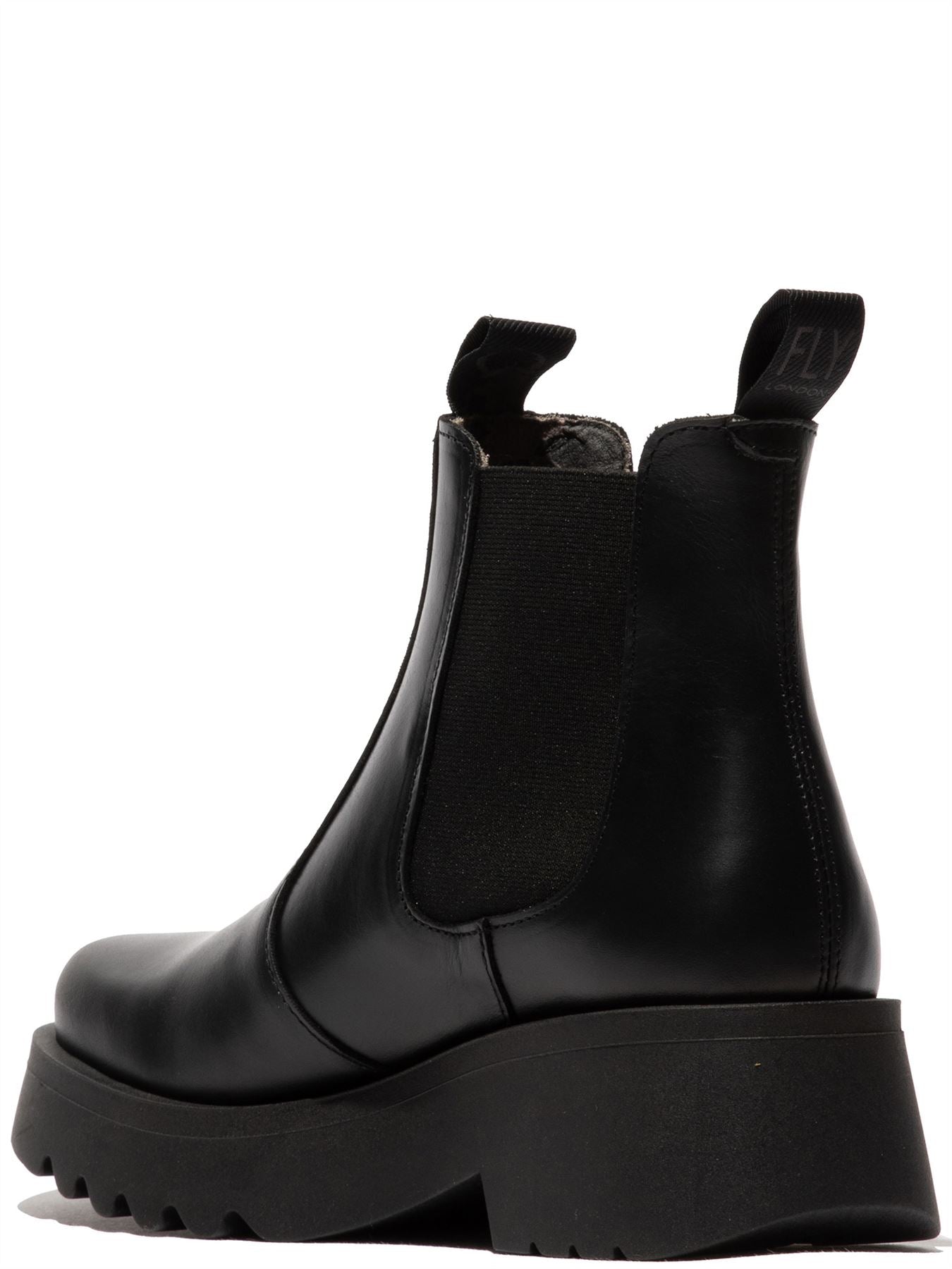 Fly London Womens MEDI789 Black Chelsea Boots