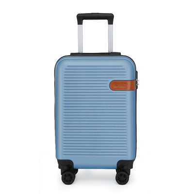 Hard Shell Blue Navy Classic Dual 4 Wheel Luggage Suitcase Set