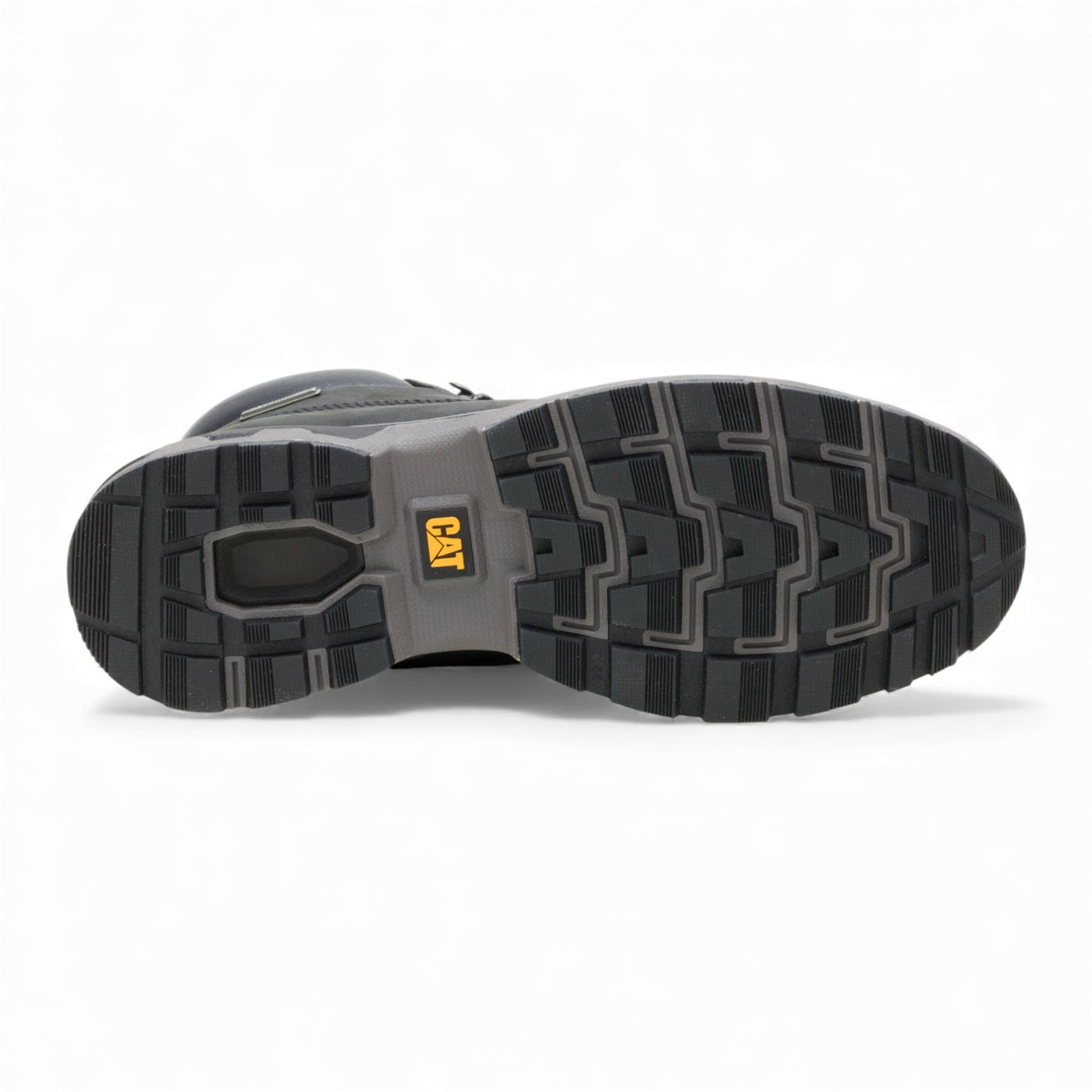 Caterpillar (CAT) Men's Pursue Black Leather Everyday Work Hiking Ankle Boots