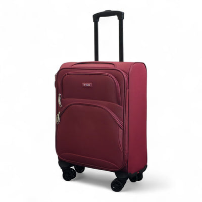 Expandable Soft 8 Wheel Lightweight Suitcase Luggage Travel Bags Set