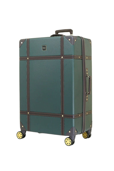Vintage Hard Shell Luggage Trunk Suitcase Set