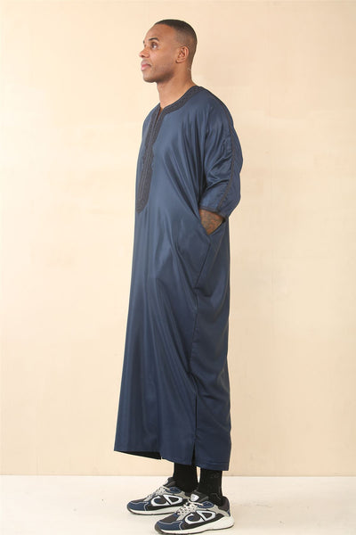 Men's Moroccan Thobe Djellaba Jubba Robe Eid