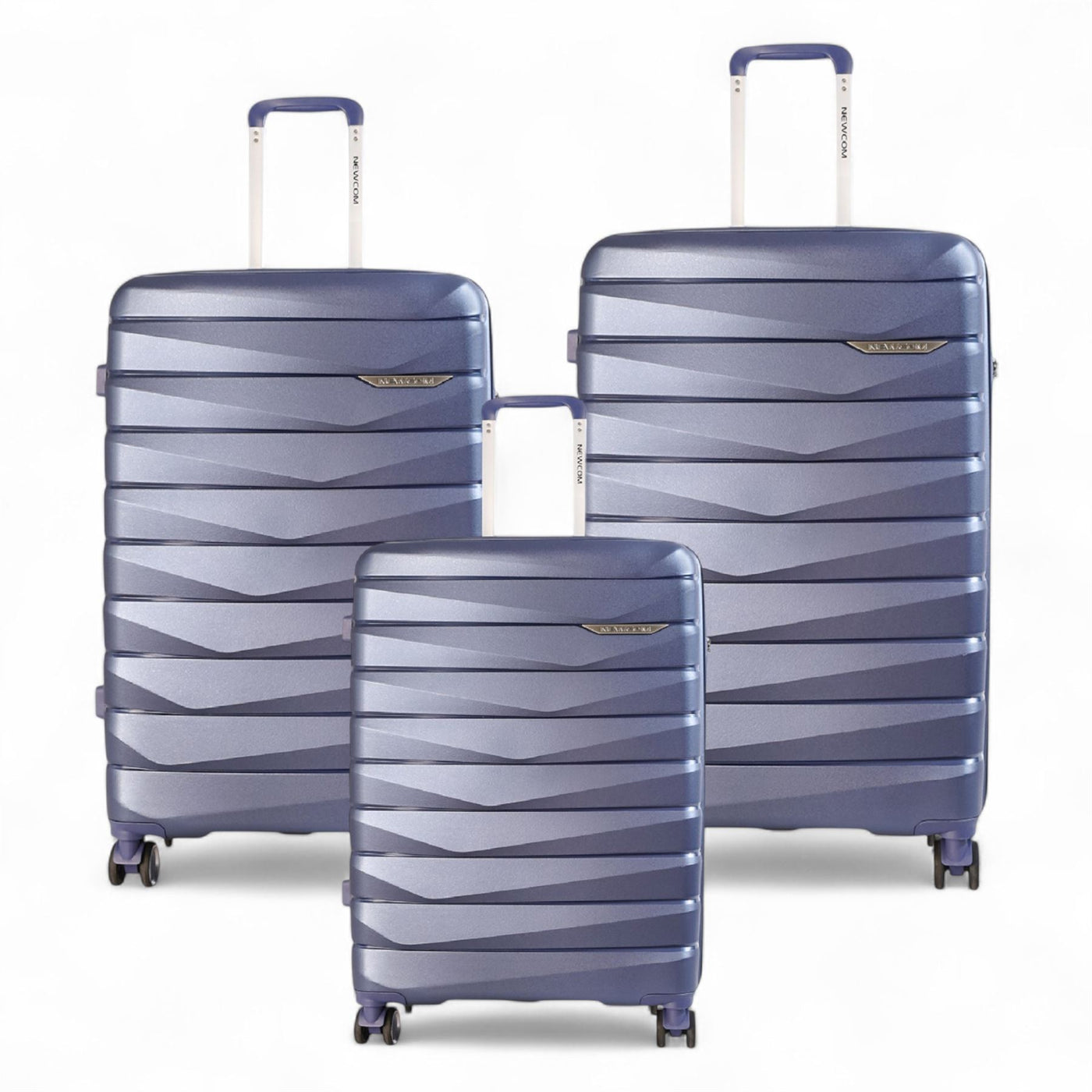 Strong Hard Shell TSA Suitcase Set 8 Wheel Cabin Luggage Holiday Travel Case