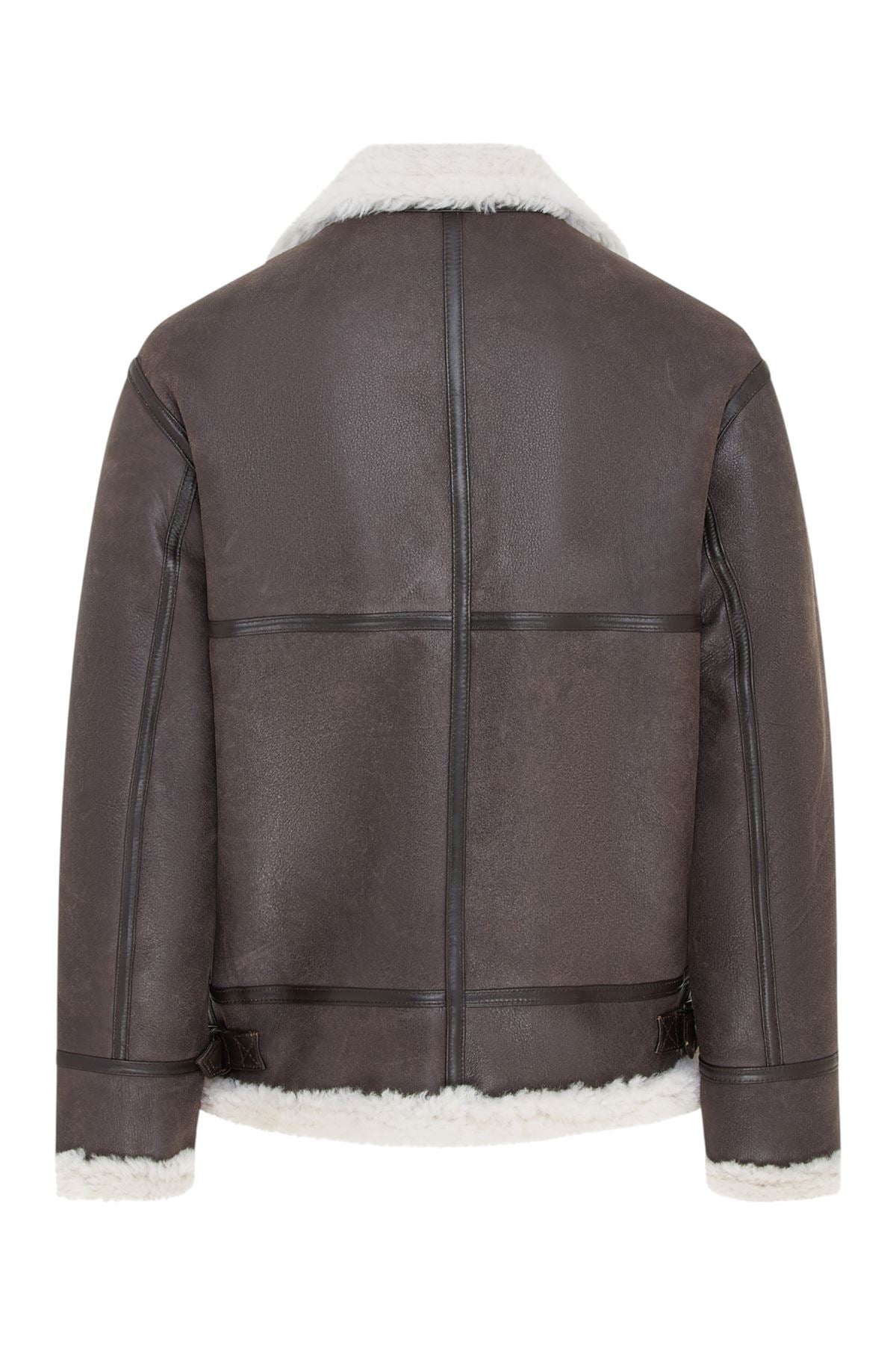 Mens B3 Aviator Real Sheepskin Leather Flying Jacket-Oxford