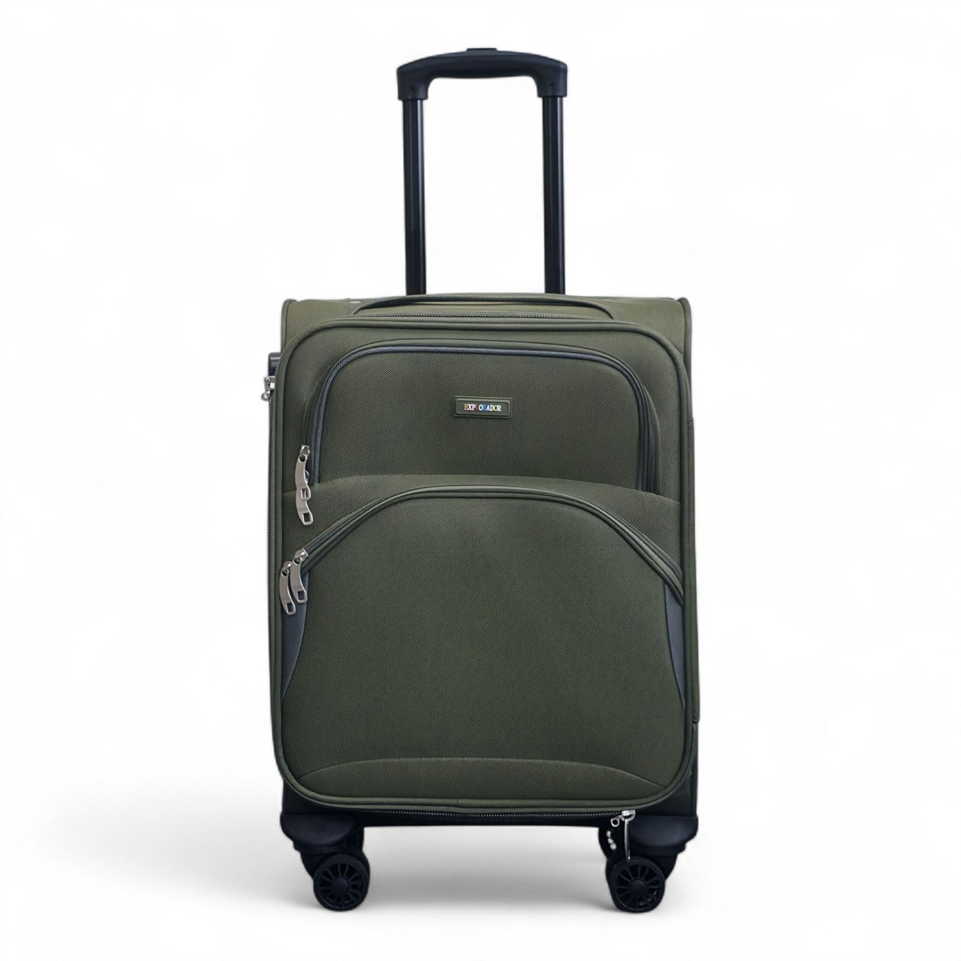 Expandable Soft 8 Wheel Lightweight Suitcase Luggage Travel Bags Set