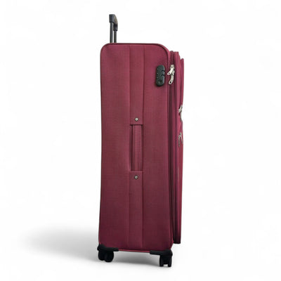 Expandable Soft 8 Wheel Lightweight Suitcase Luggage Travel Bags Set