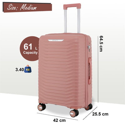 Hard Shell Suitcase Cabin TSA Luggage Travel Set