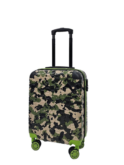 Hardshell Camo Robust ABS Suitcase Set