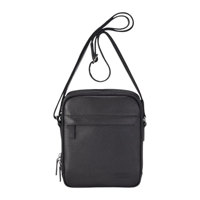 Genuine Leather Vintage Messenger Crossbody Travel Bag - Hawthrone