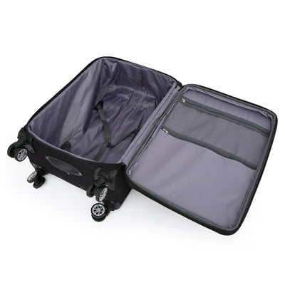 8 Wheel Lightweight Suitcase Luggage TSA Travel Bags Set