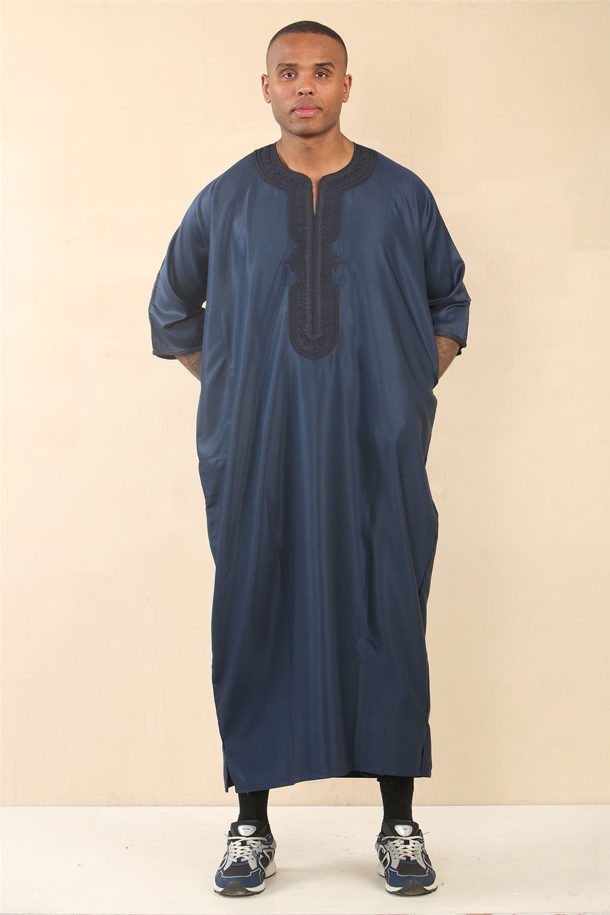 Men's Moroccan Thobe Djellaba Jubba Robe Eid