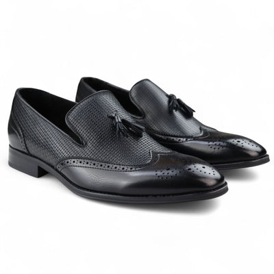 Men's Tassel Moccasin Loafers Smart Slip-On Dress Shoes