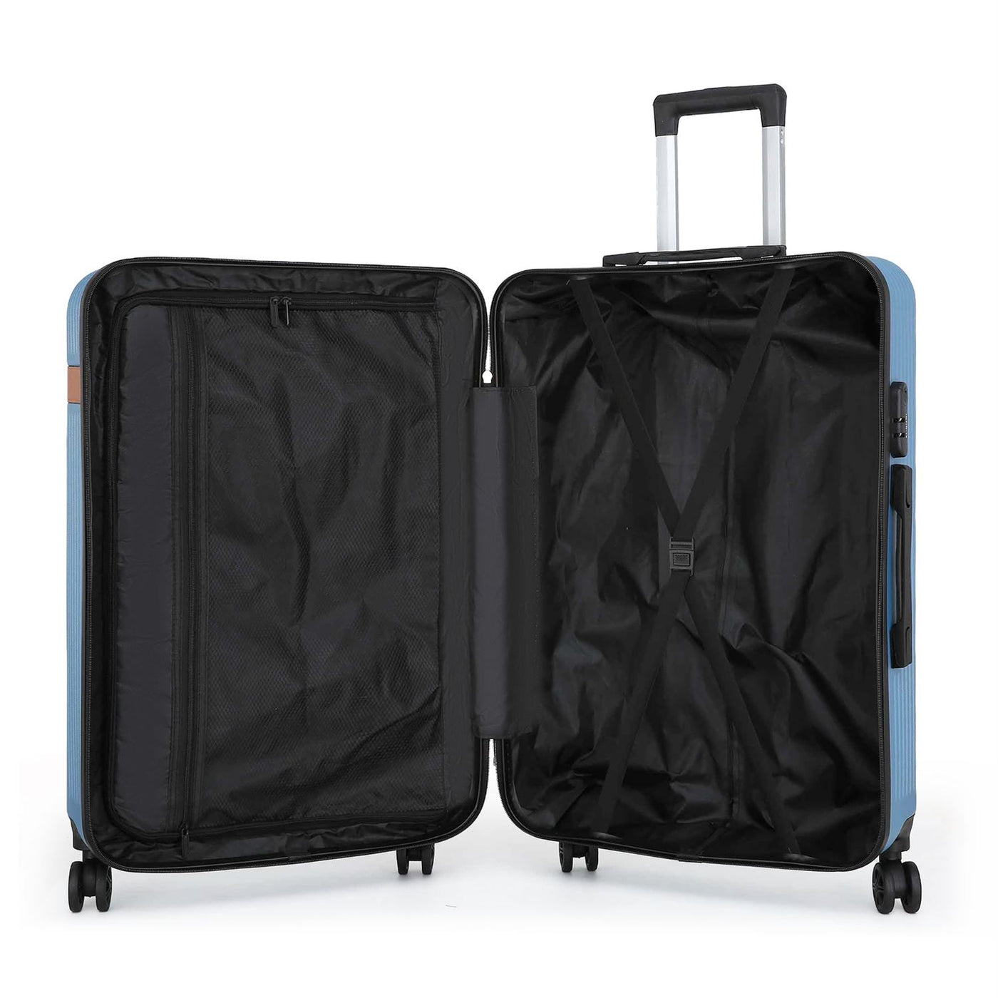 Hard Shell Classic Dual 4 Wheel Luggage Suitcase Set